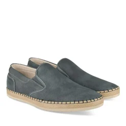 Espadrilles MARINE Homme Motif Uni Lacets