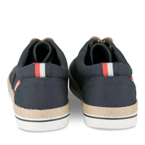 Espadrilles MARINE Homme Motif Uni Lacets