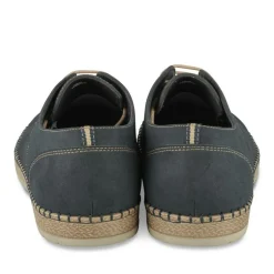 Espadrilles MARINE Homme Motif Uni Lacets