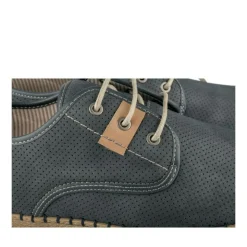 Espadrilles MARINE Homme Motif Uni Lacets