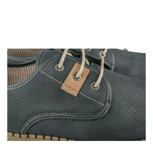 Espadrilles MARINE Homme Motif Uni Lacets