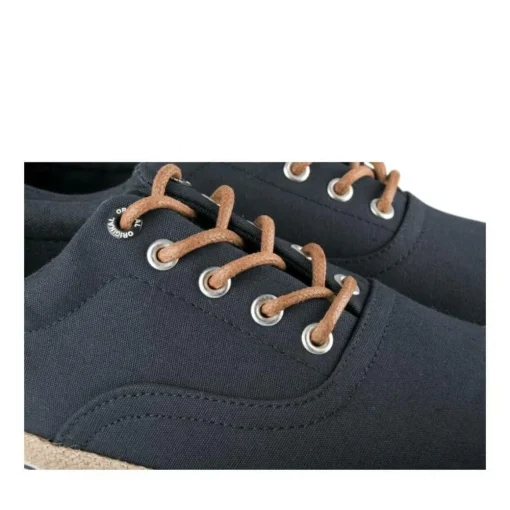 Espadrilles MARINE Homme Motif Uni Lacets