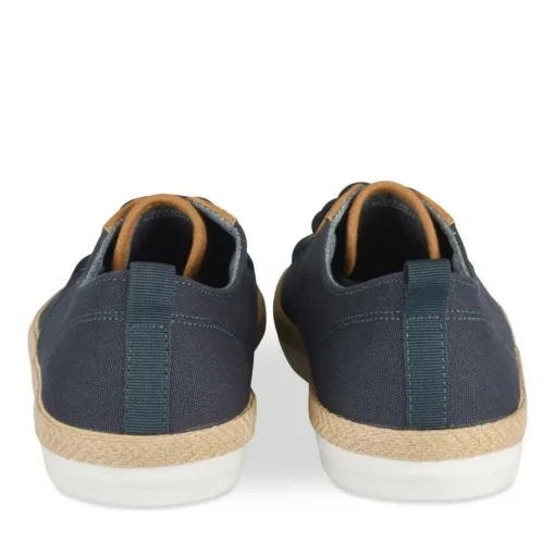 Espadrilles MARINE Homme Motif Uni Lacets