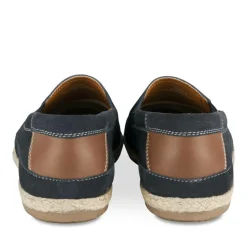 Espadrilles MARINE Homme CUIR Motif Uni A Enfiler