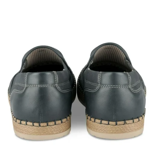 Espadrilles MARINE Homme Motif Uni Lacets