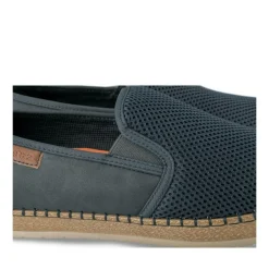 Espadrilles MARINE Homme Motif Uni Lacets