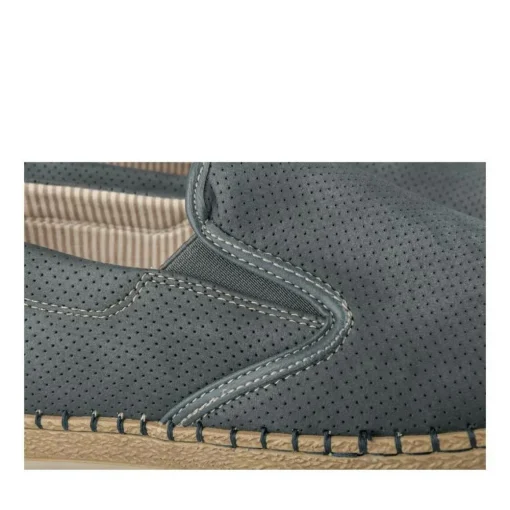 Espadrilles MARINE Homme Motif Uni Lacets