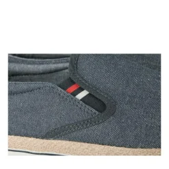 Espadrilles MARINE Homme Motif Uni A Enfiler