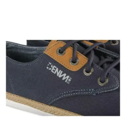 Espadrilles MARINE Homme Motif Uni Lacets