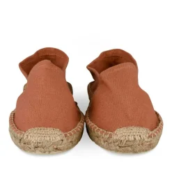 Espadrilles MARRON Femme Motif Uni A Enfiler