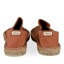 Espadrilles MARRON Femme Motif Uni A Enfiler