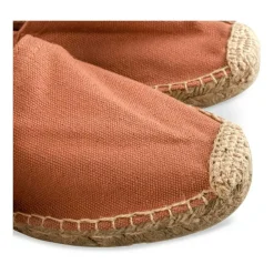 Espadrilles MARRON Femme Motif Uni A Enfiler