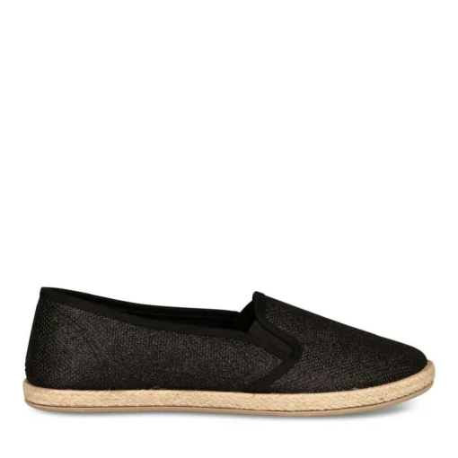Espadrilles NOIR Femme A Enfiler