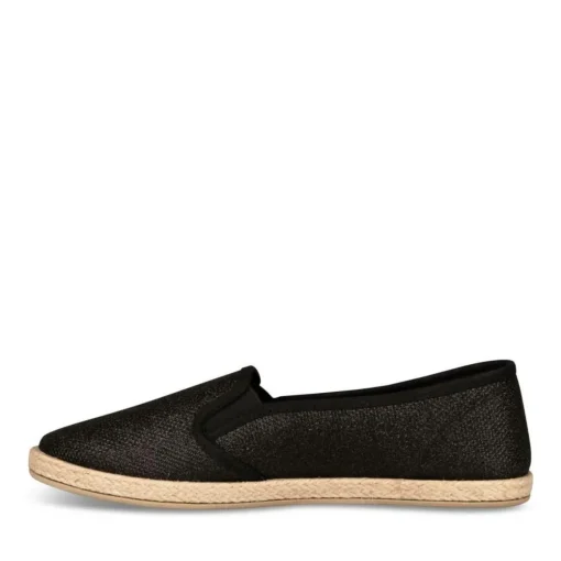 Espadrilles NOIR Femme A Enfiler