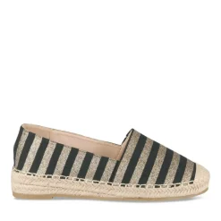 Espadrilles NOIR Femme Motif Uni A Enfiler
