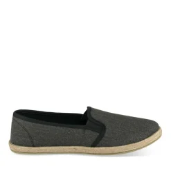 Espadrilles NOIR Femme Motif Uni A Enfiler