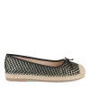 Espadrilles NOIR Femme Motif Uni A Enfiler