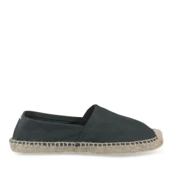 Espadrilles NOIR Femme Motif Uni A Enfiler