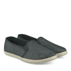 Espadrilles NOIR Femme Motif Paillettes A Enfiler