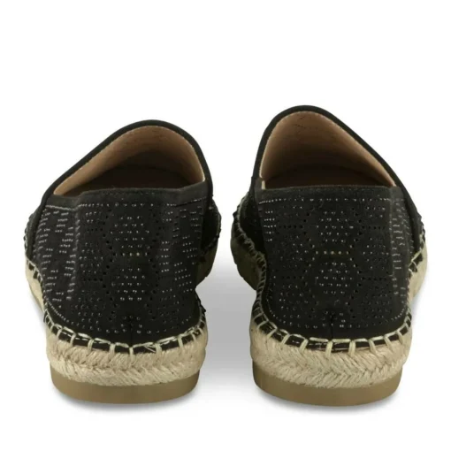 Espadrilles NOIR Femme Motif Paillettes A Enfiler