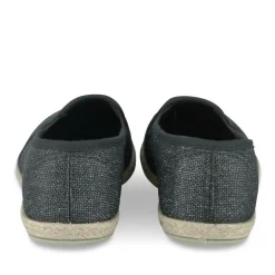 Espadrilles NOIR Femme Motif Paillettes A Enfiler
