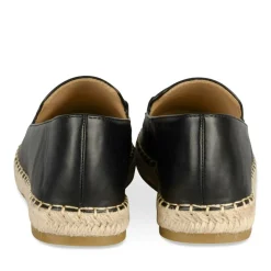 Espadrilles NOIR Femme Motif Uni A Enfiler