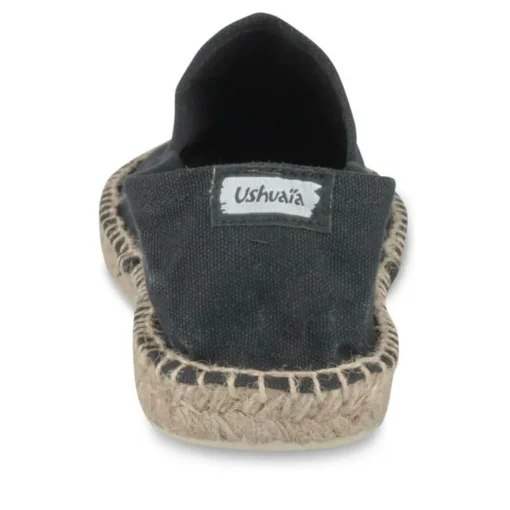 Espadrilles NOIR Femme Motif Uni A Enfiler