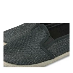 Espadrilles NOIR Femme Motif Paillettes A Enfiler