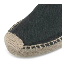 Espadrilles NOIR Femme Motif Uni A Enfiler