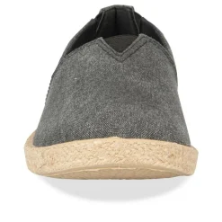 Espadrilles NOIR Femme Motif Uni A Enfiler