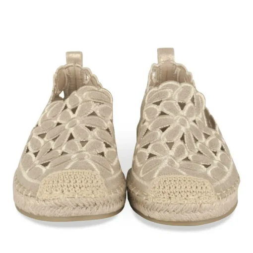 Espadrilles OR Femme Motif Uni A Enfiler