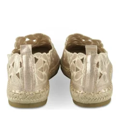 Espadrilles OR Femme Motif Fleuri A Enfiler