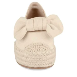 Espadrilles Plateforme BEIGE Femme Motif Uni A Enfiler