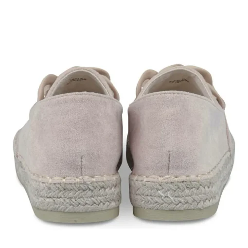 Espadrilles Plateforme BEIGE Femme Motif Chaîne A Enfiler