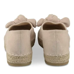 Espadrilles Plateforme BEIGE Femme Motif Uni A Enfiler