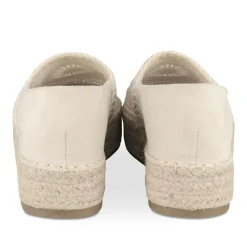 Espadrilles Plateforme BEIGE Femme Motif Uni A Enfiler