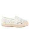 Espadrilles Plateforme BLANC Femme Motif Uni A Enfiler