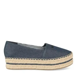 Espadrilles Plateforme JEANS Femme A Enfiler