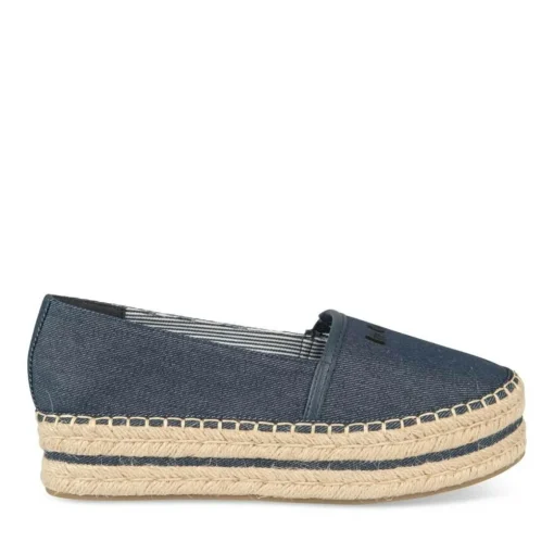 Espadrilles Plateforme JEANS Femme A Enfiler