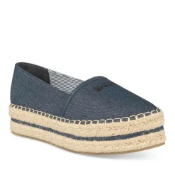 Espadrilles Plateforme JEANS Femme A Enfiler