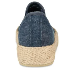 Espadrilles Plateforme JEANS Femme A Enfiler