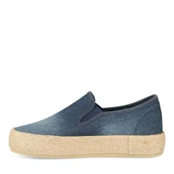 Espadrilles Plateforme JEANS Femme A Enfiler