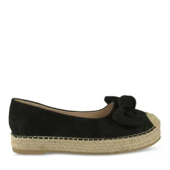 Espadrilles Plateforme NOIR Femme Motif Uni A Enfiler