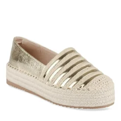 Espadrilles Plateforme OR Femme Motif Rayures A Enfiler