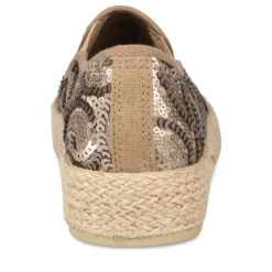 Espadrilles Plateforme OR Femme A Enfiler