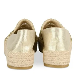 Espadrilles Plateforme OR Femme Motif Uni A Enfiler