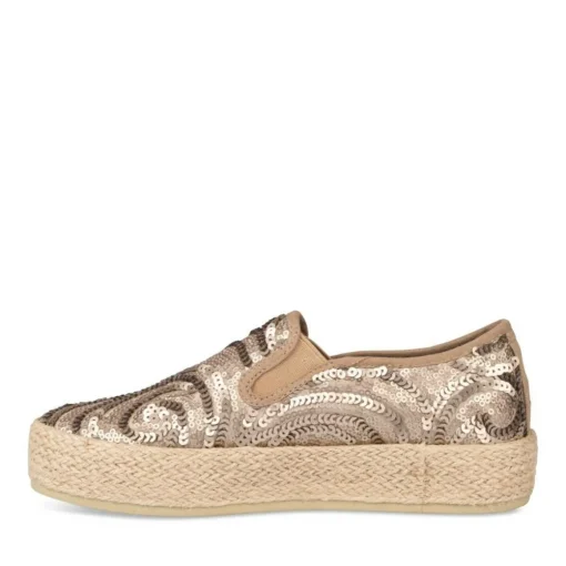 Espadrilles Plateforme OR Femme A Enfiler