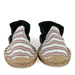 Espadrilles ROUGE Homme Motif Uni A Enfiler