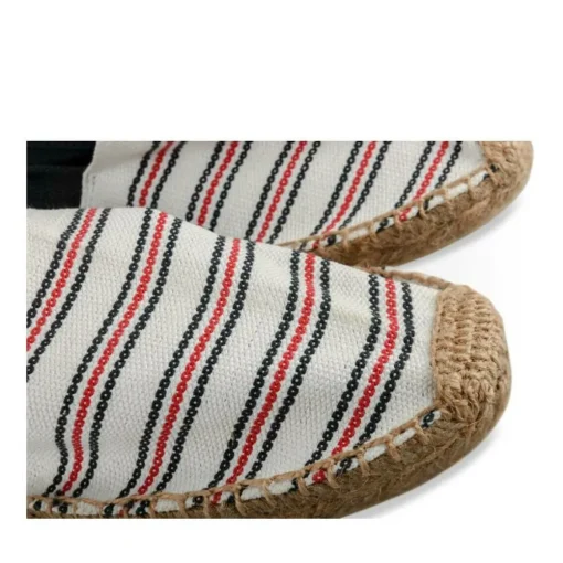 Espadrilles ROUGE Homme Motif Uni A Enfiler
