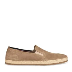 Espadrilles TAUPE Homme CUIR A Enfiler
